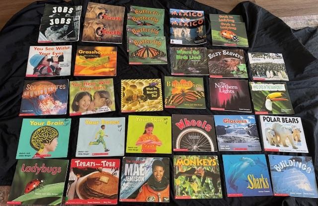 33 Scholastic EMERGENT READER BOOK LOT Set Science Social Studies Berger Kids