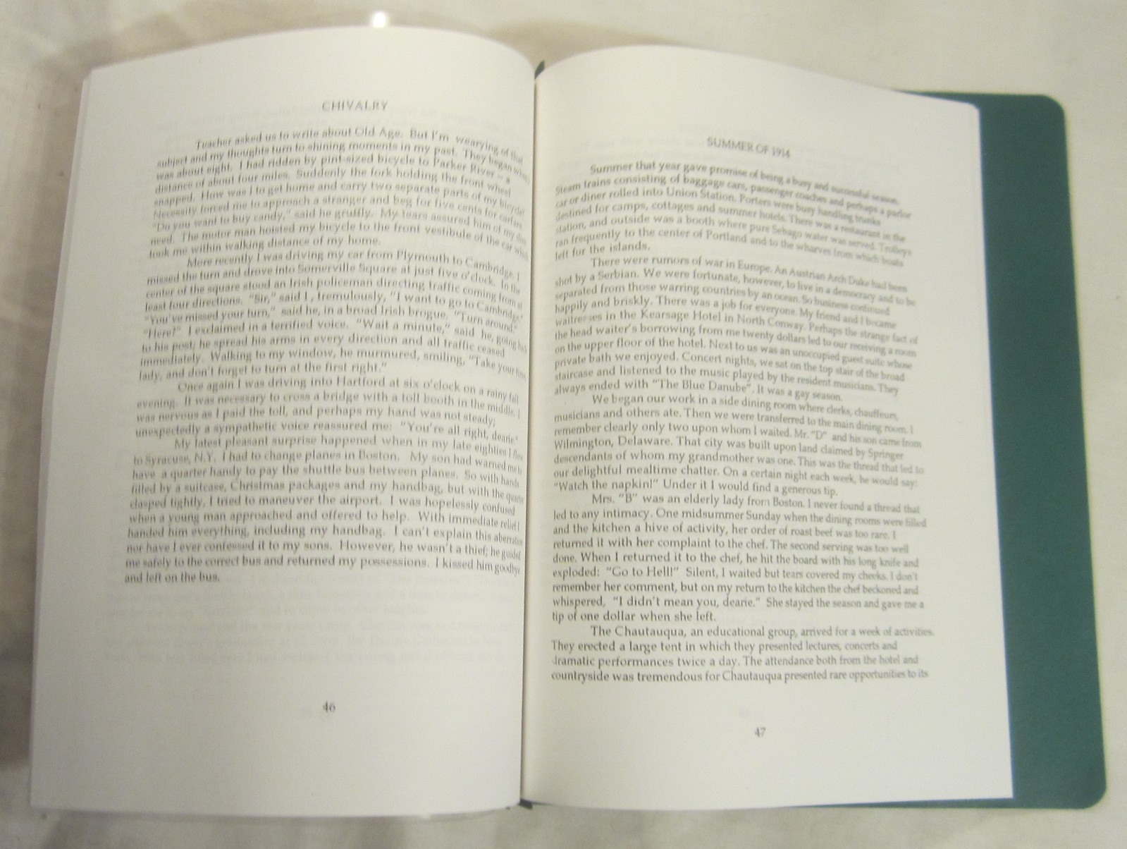 HARRIET ADAMS – A Century of Living – Privately Published 1995 – Portland, Maine