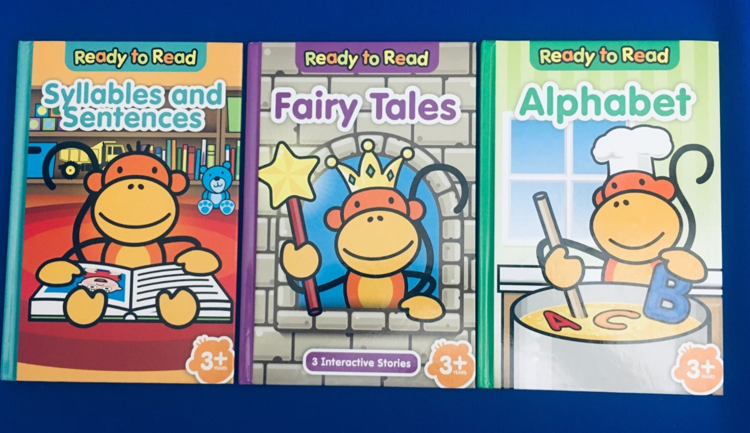 Ready-to-Read 3+ Years Syllables and Sentences Fairy tales + alphabet 3 books
