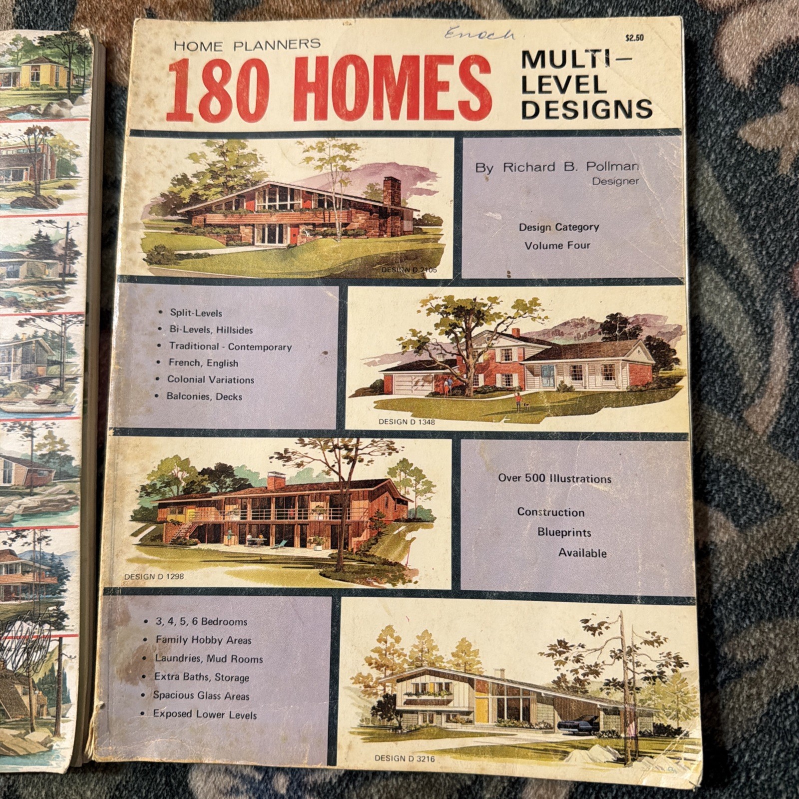 LOT OF 2 Home Planners: Homes by designer Richard B. Pollman magazines Vacation