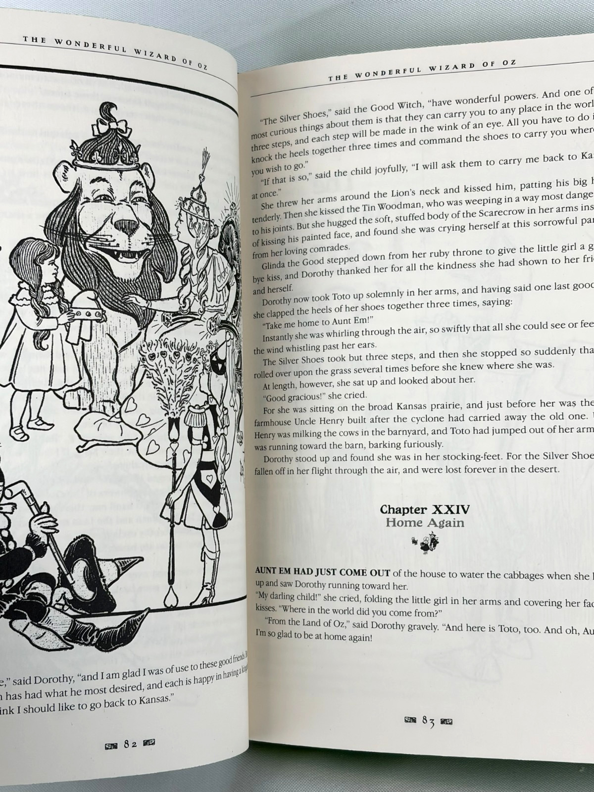 The Wonderful Wizard Of Oz 6 books by L. Frank Baum Sprayed Edges Deluxe Edition
