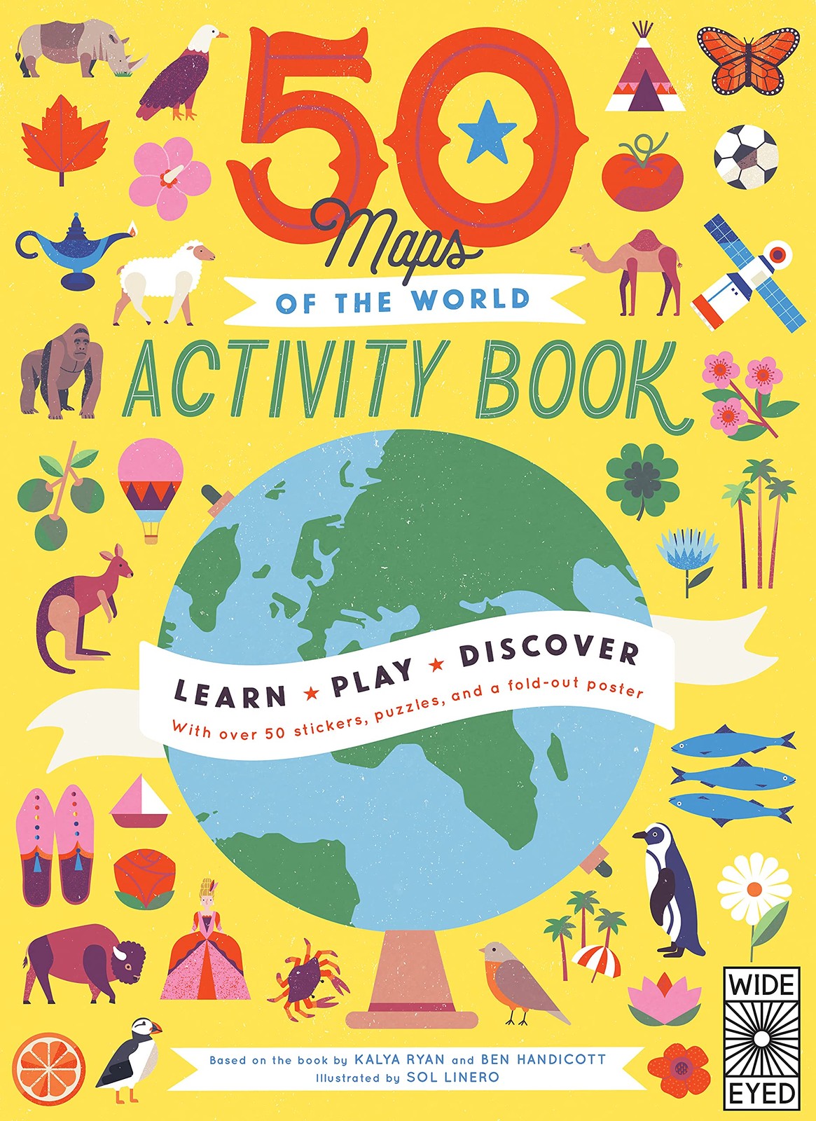 50 Maps of the World Activity Book: Learn – Play – Discover With over 50 sti…