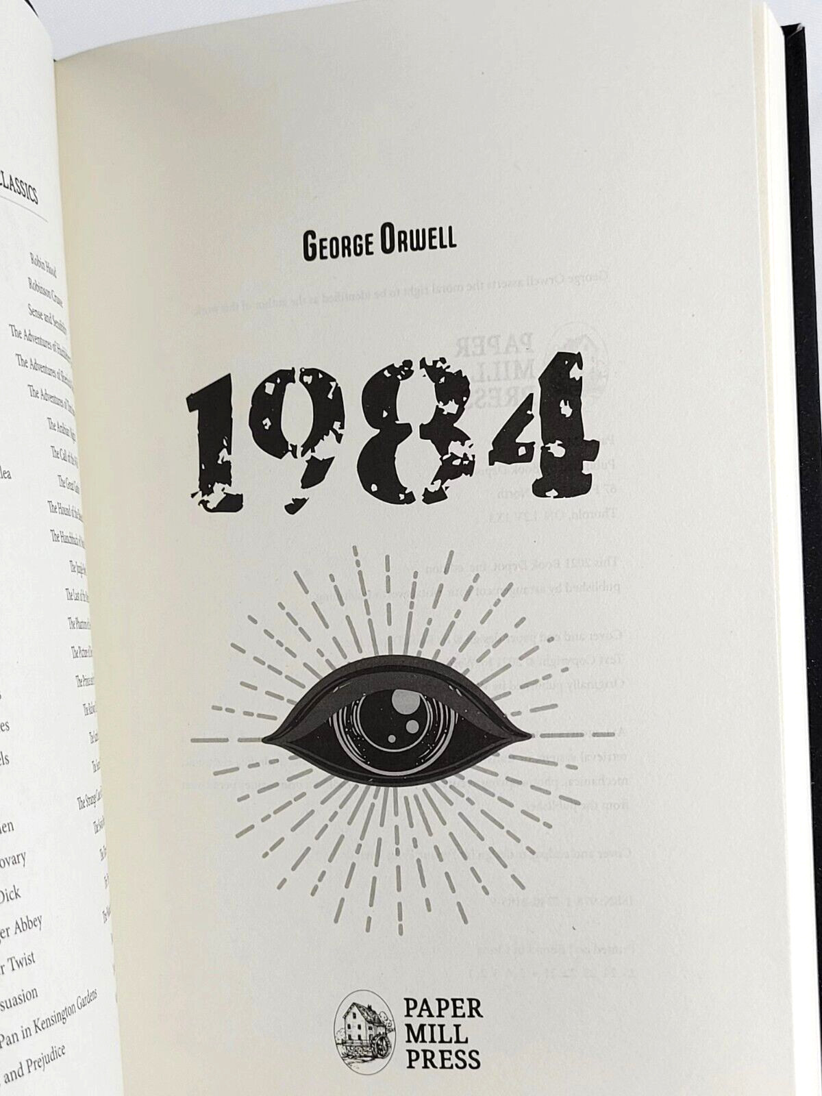 1984 Nineteen Eighty-Four by George Orwell Flexi Bound Faux Leather Classic NEW