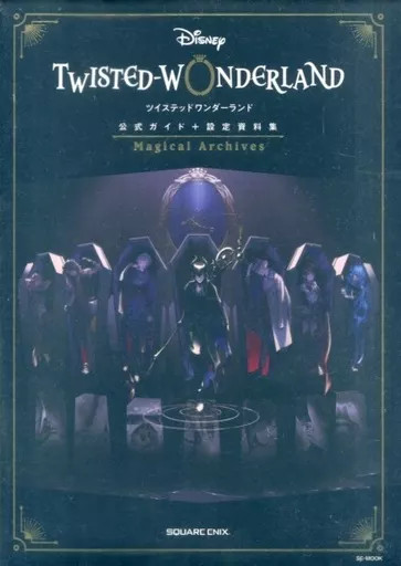 Disney Twisted Wonderland Official Guide with Setting 224 Pages Poster Ships Jap