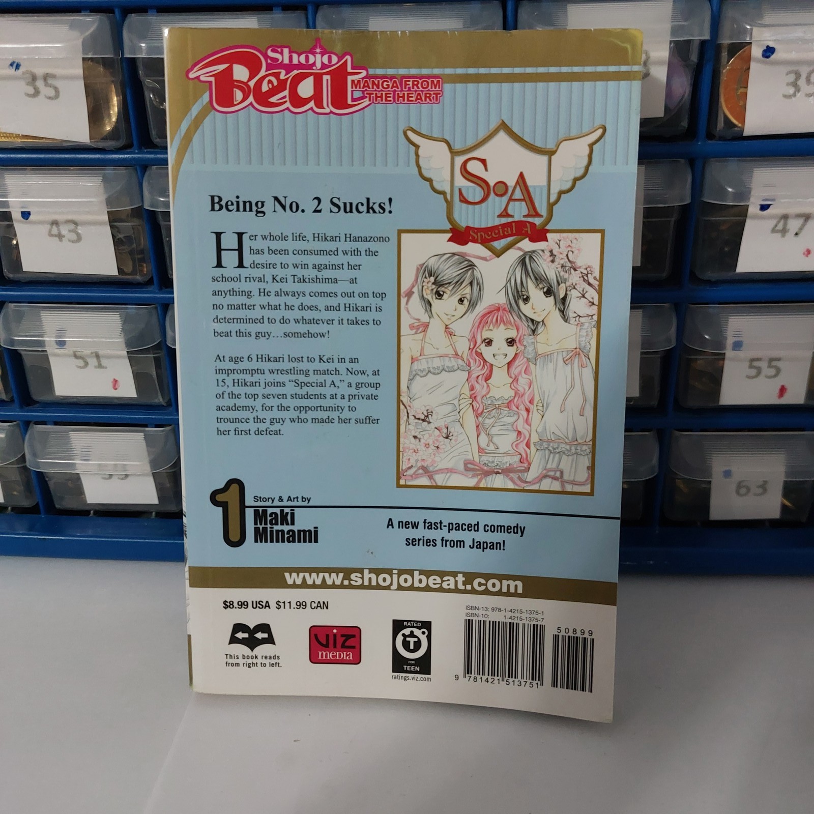 SA Special A Vol 1 Manga by Maki Minami Viz Media Shojo Beat Romance English