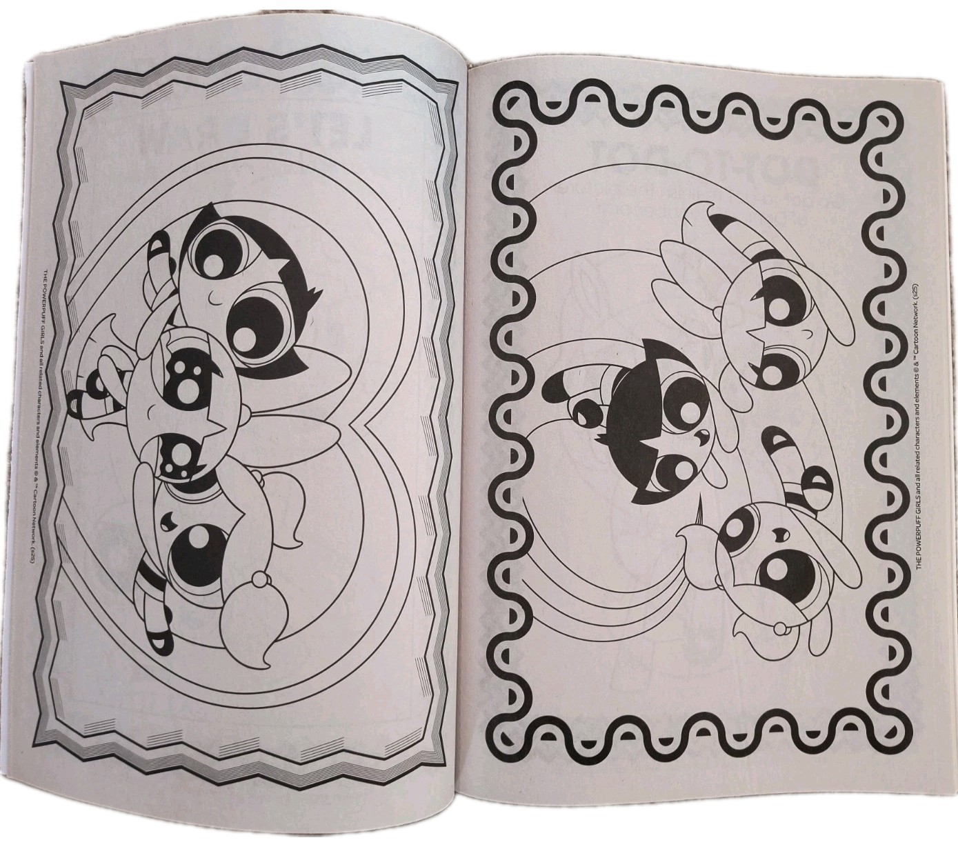 THE POWERPUFF GIRLS JUMBO COLORING AND ACTIVITY BOOK BY BENDON NEW! FREE SHIP!