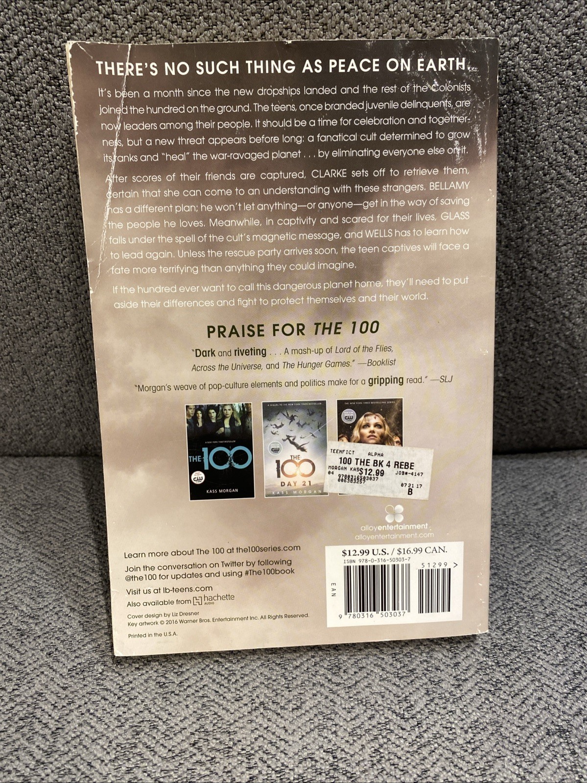 The 100 Ser.: Rebellion by Kass Morgan (2016, Trade Paperback)