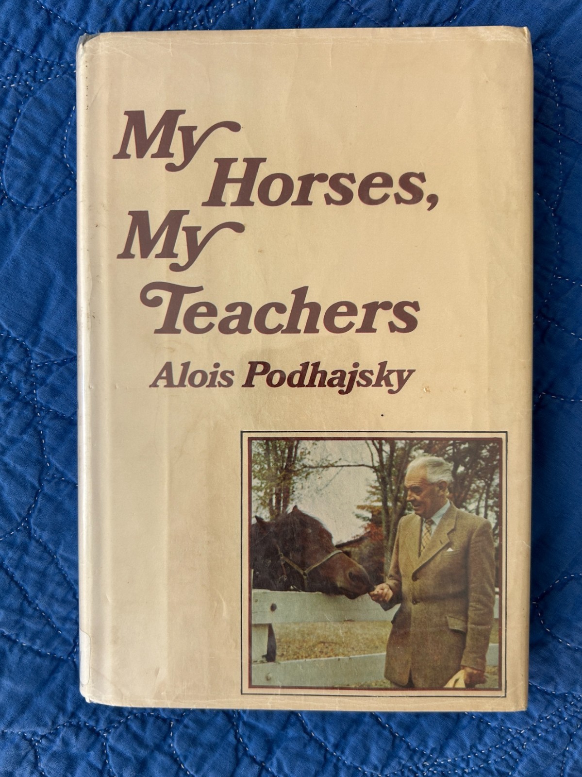 Vintage 1968 1st US Printing of MY HORSES, MY TEACHERS by Alois Podhajsky HC DJ