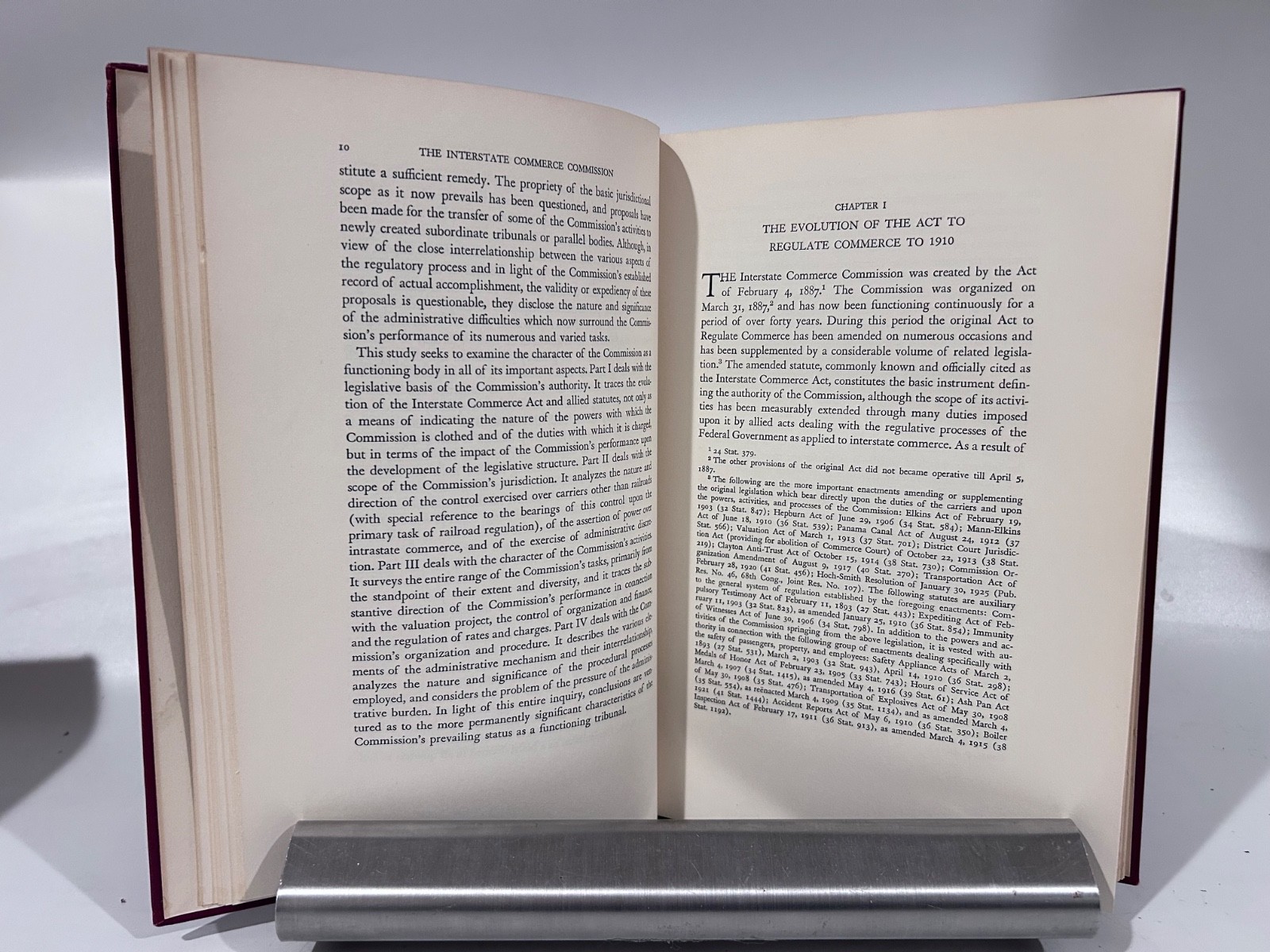 Sharfman: Interstate Commerce Commission, Commonwealth Fund 1931, 5 Vols.
