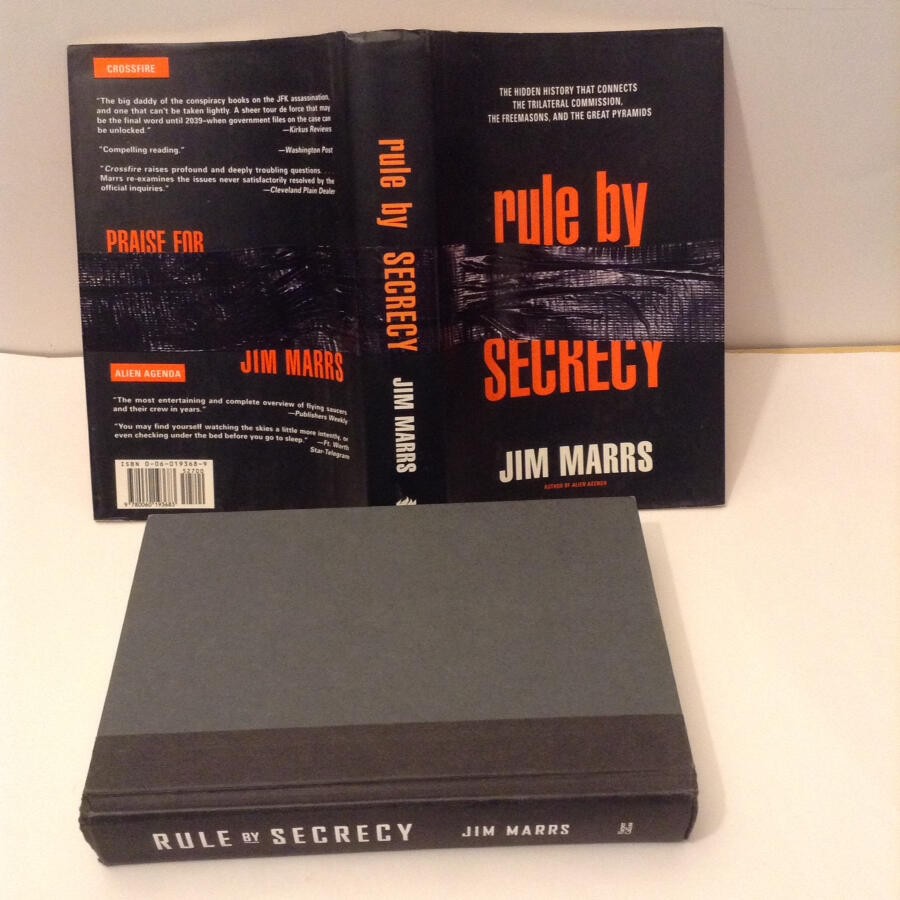 Rule by Secrecy by Jim Marrs HC/DJ 1st Ed Freemasons Pyramids