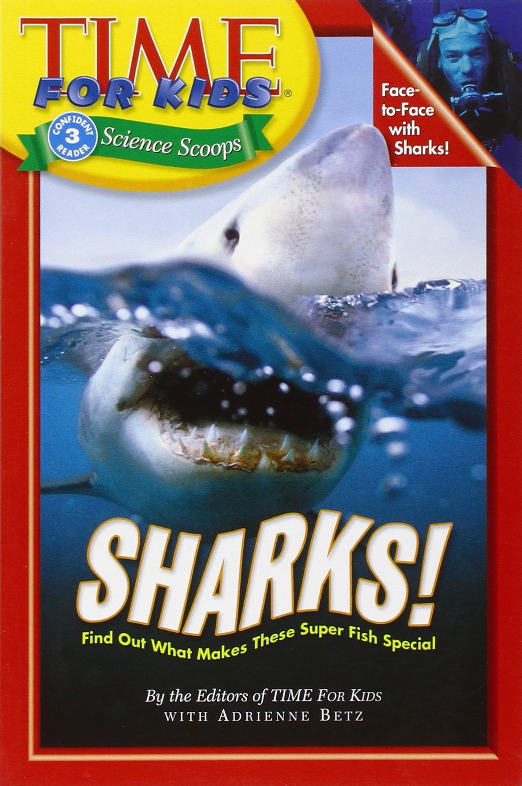 Sharks! (Time For Kids) – Adrienne Betz – Very Good – See condition notes