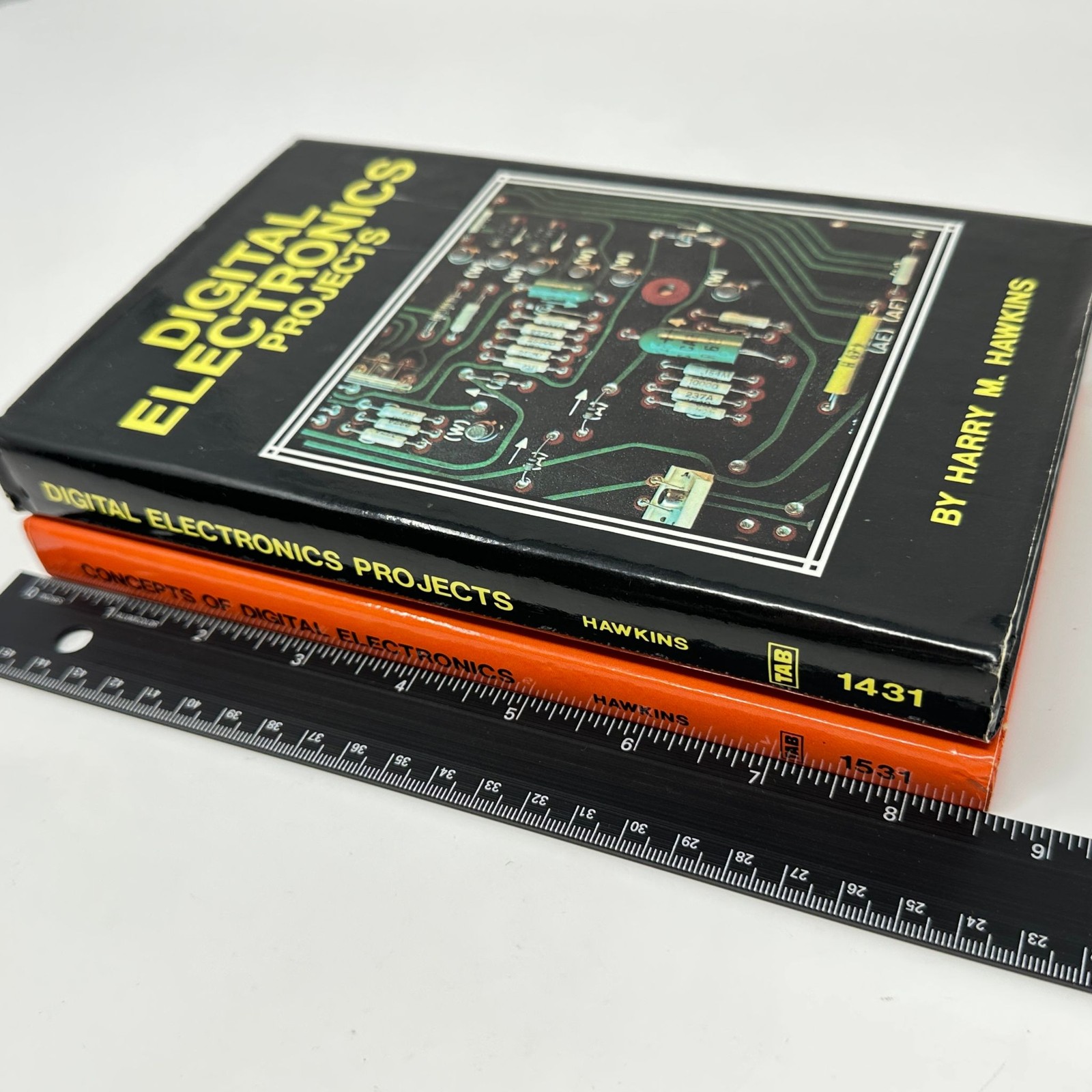 Harry M Hawkins Digital Electronics Book Set Concepts + Projects TAB True 1st Ed