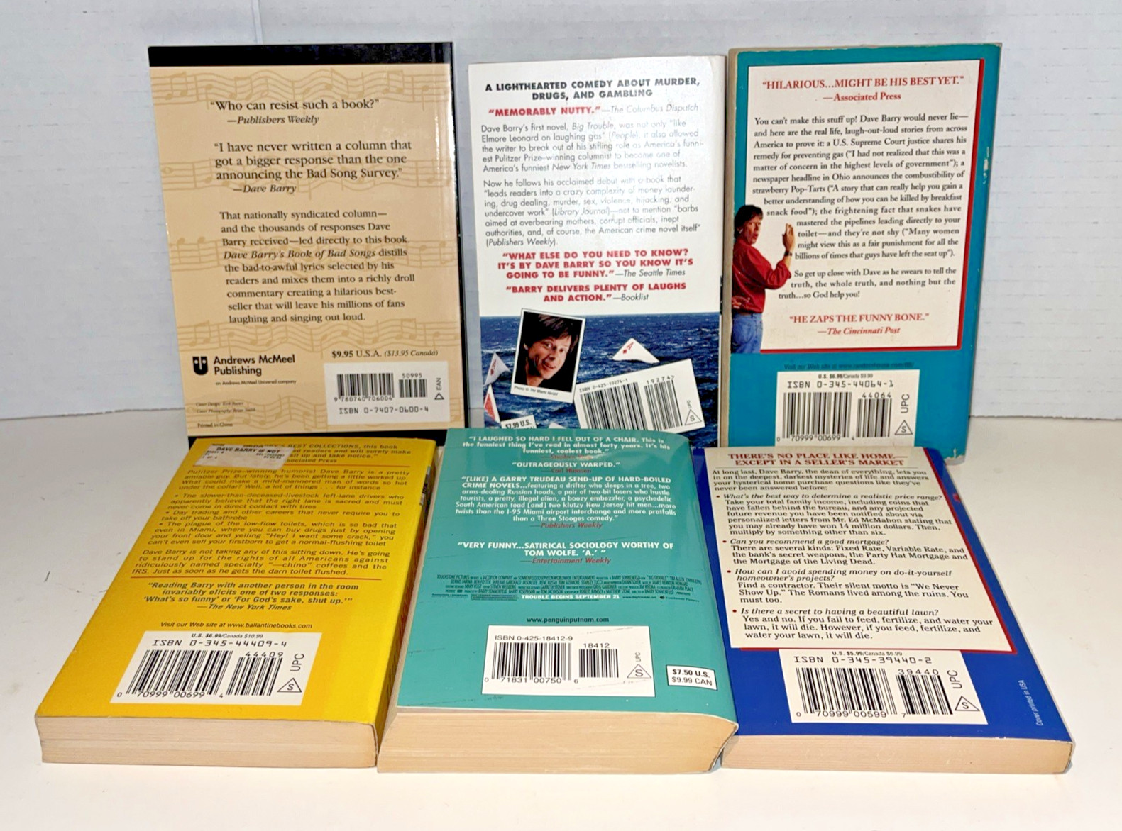 Signed Dave Barry Babies & Other Hazards 1984 Collection Of Humor Essays Comedy