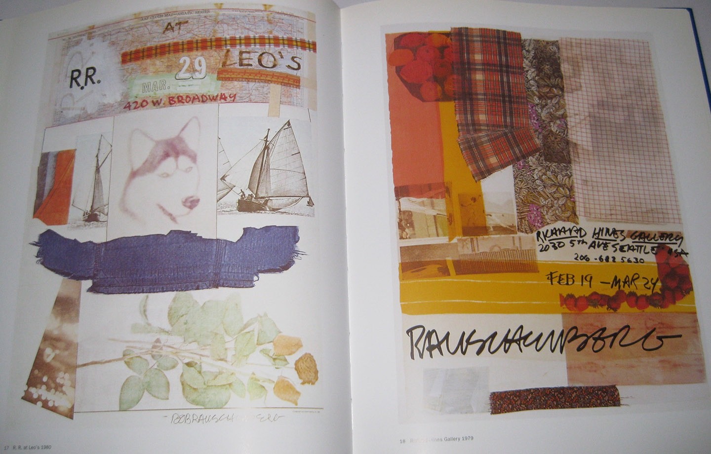 Rauschenberg Posters (German Edition) (Bilingual) hardback, 9.75 in. X 12 in.