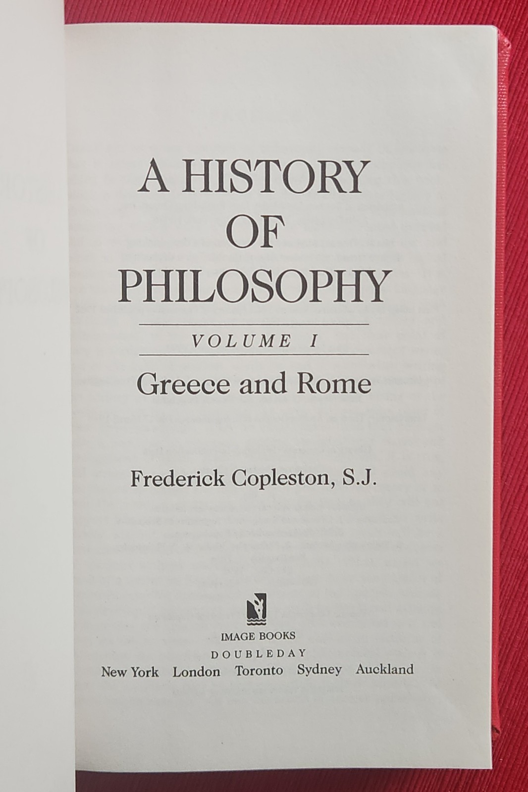 A HISTORY of PHILOSOPHY Frederick Copleston Vol 1-10 SET LOT but Mixed edition