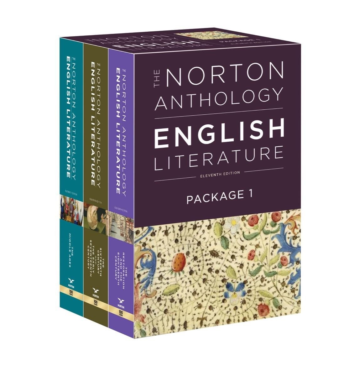 THE NORTON ANTHOLOGY ENGLISH LITERATURE 11TH EDITION PACKAGE 1 PAPERBACK