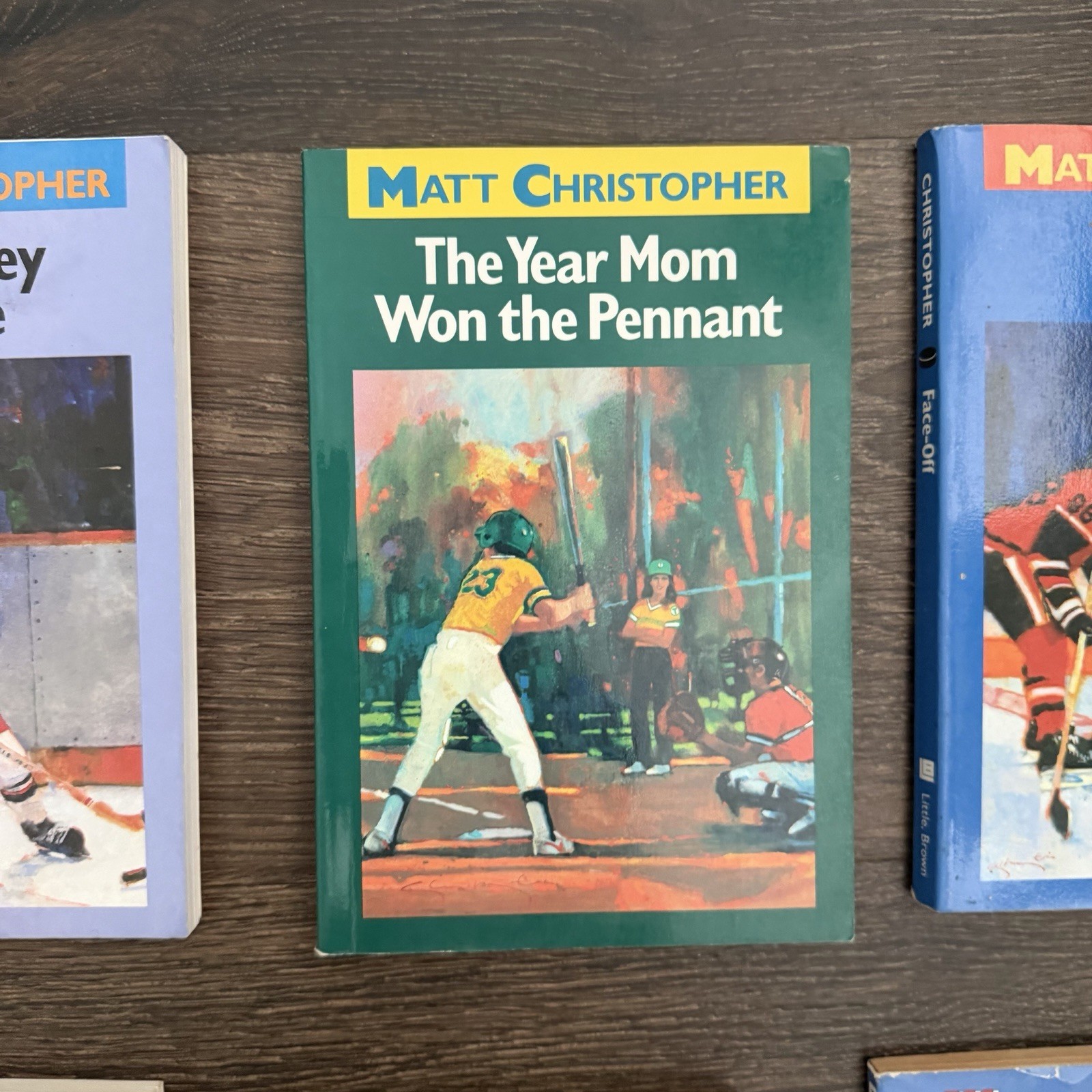 Matt Christopher Book Lot of 6 Baseball Hockey Football Kids Chapter Books