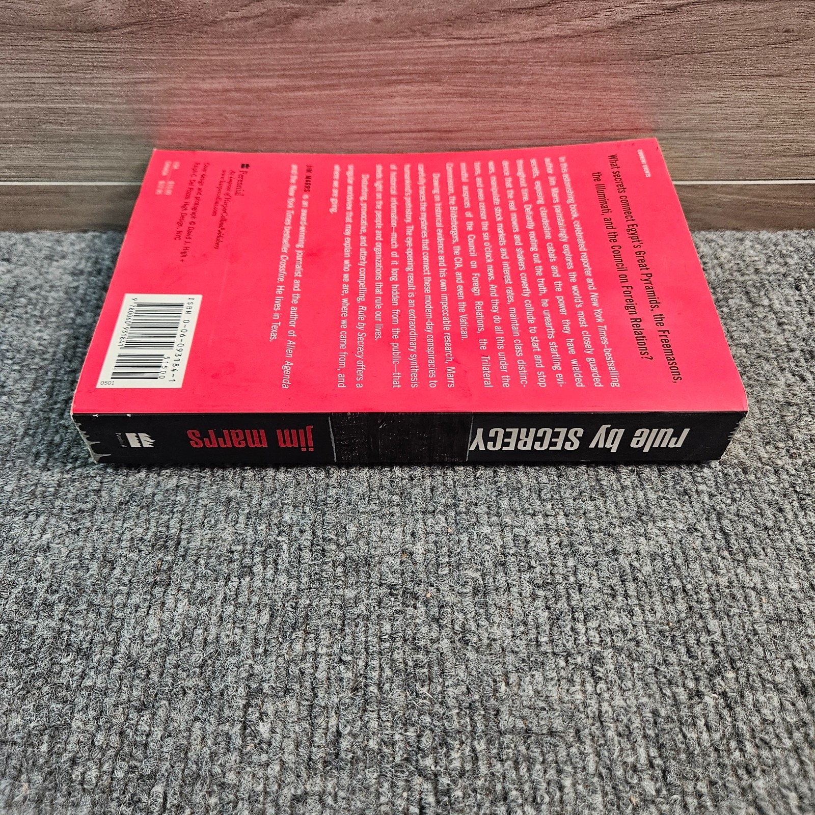 Rule by Secrecy Jim Marrs Hidden History Freemasons Illuminati PB