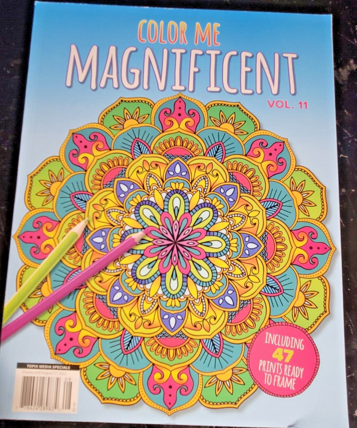 COLOR ME MAGNIFICENT Vol 11 Adult Coloring Book With 47 Prints Ready To Frame