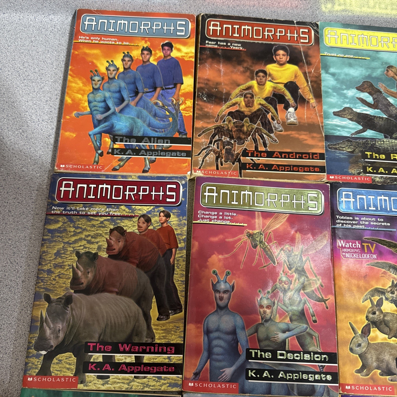 Animorphs Series K.A. Applegate Paperback Lot 17 Books VTG 90s Metamorphosis