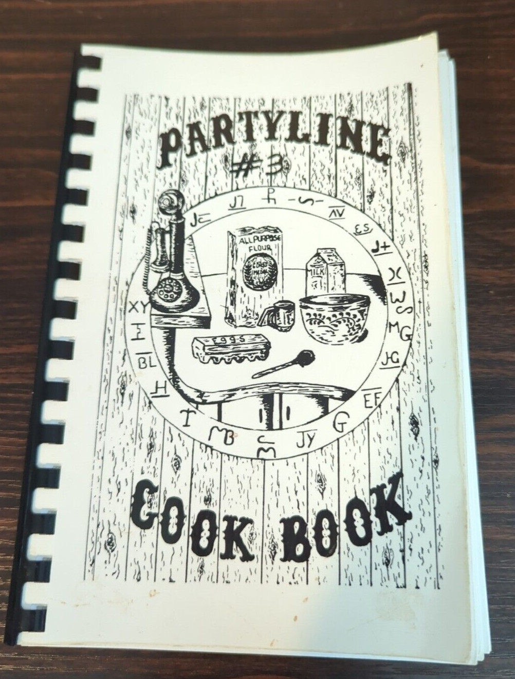 Partyline #3 Cookbook, Jackson Mountain Community, 1981, Community Cookbook