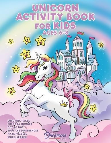 Young Dreamers Press Unicorn Activity Book for Kids Ages 6-8 (Paperback)