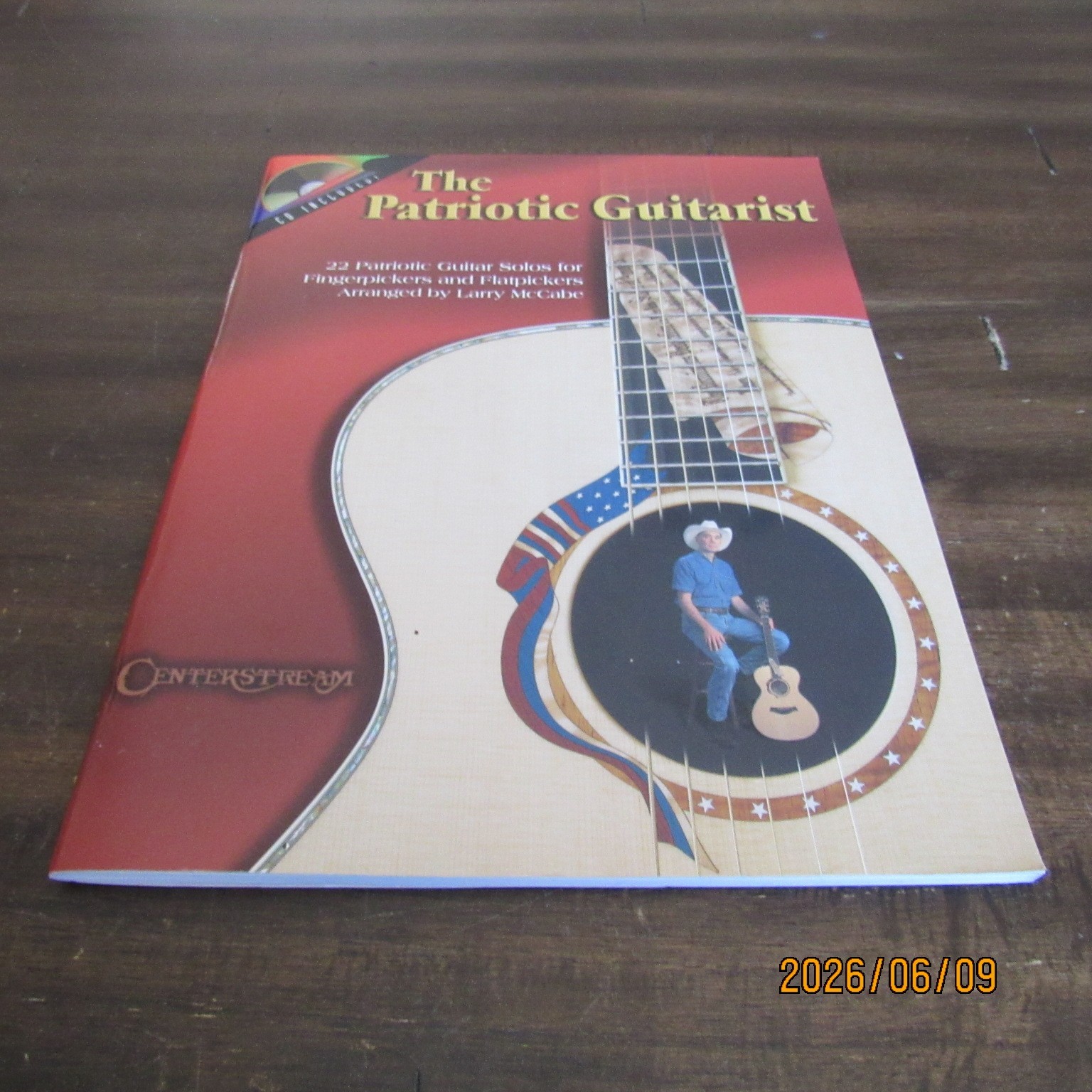 The Patriotic Guitarist-22 Guitar Solos for Fingerpickers-Larry McCabe-CD-2002