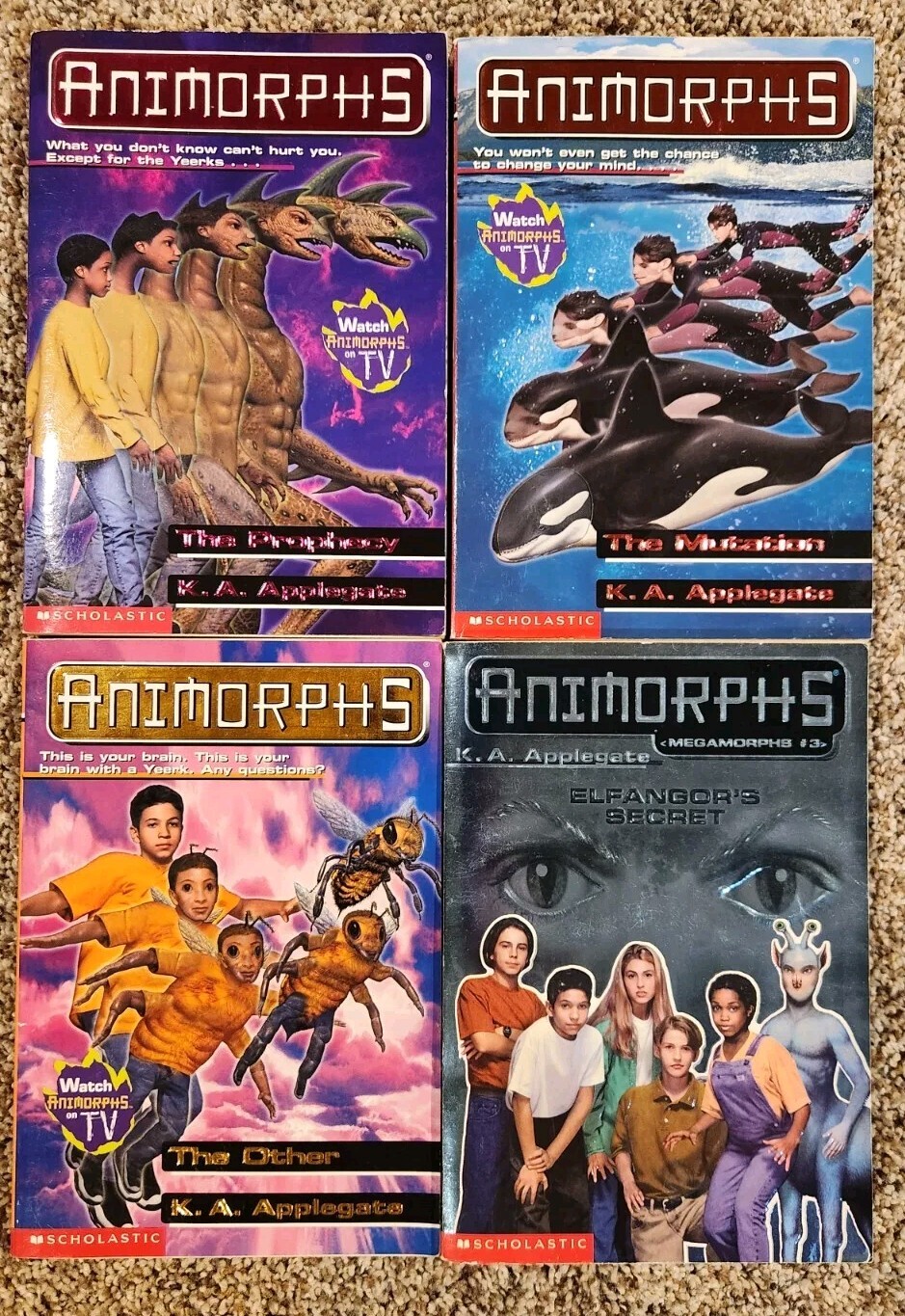 Lot of 28 – Animorphs Book – Scholastic Applegate – 2 Hardcover