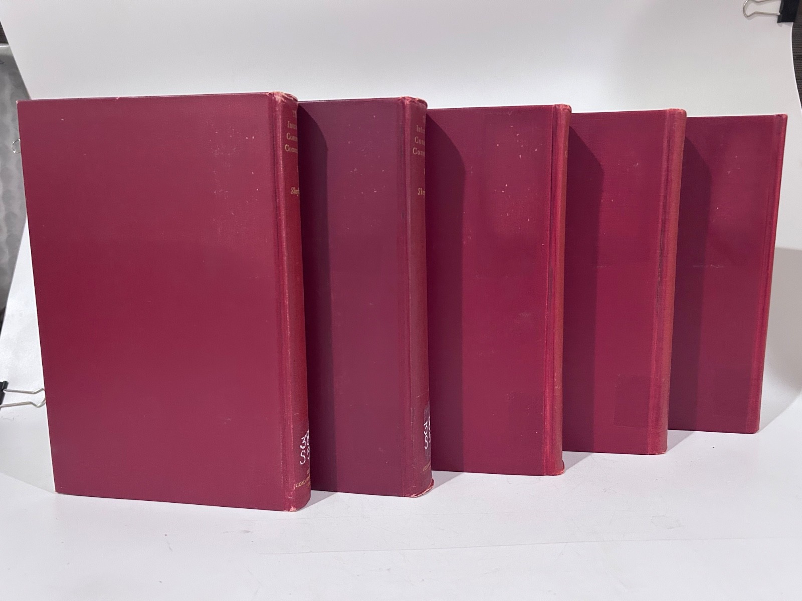 Sharfman: Interstate Commerce Commission, Commonwealth Fund 1931, 5 Vols.