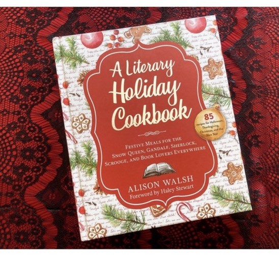 Literary Holiday Christmas Cookbook Hardcover 272 Pages Favorite Character Foods