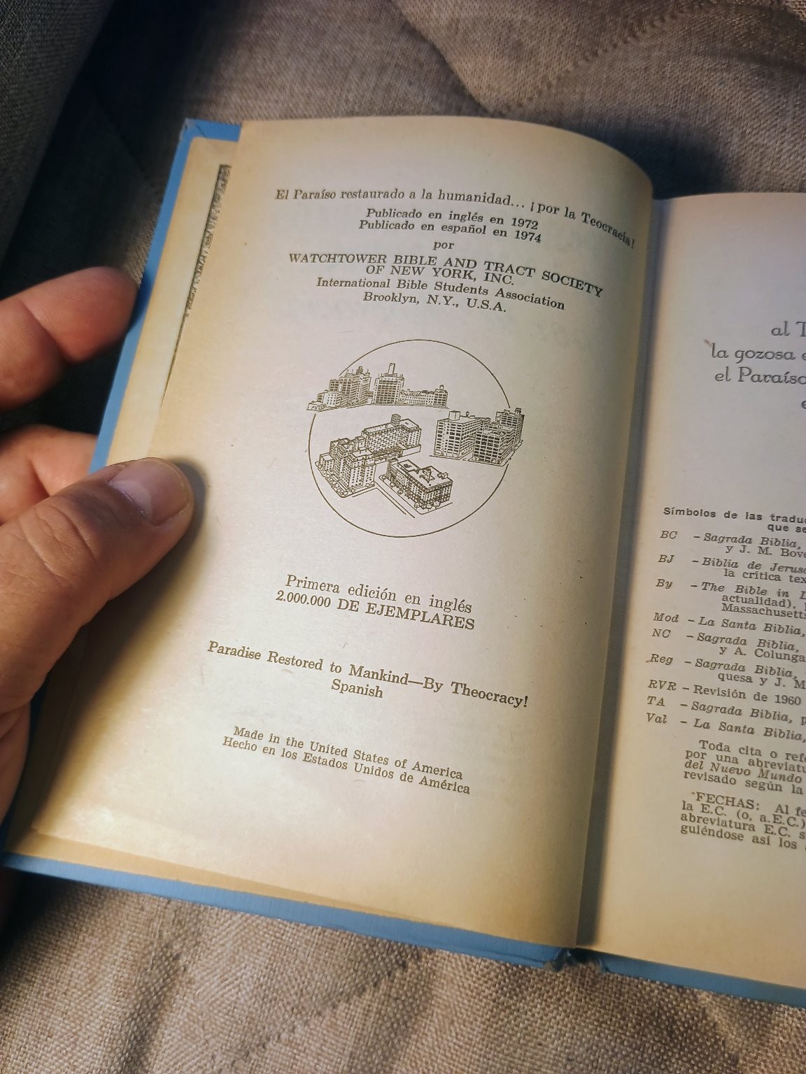 El Paraíso Restaurado a la Humanidad… Spanish 1974 Watchtower Illustrated