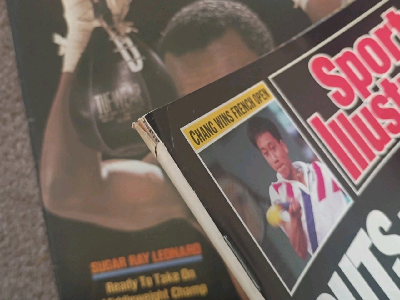 Lot of 25 Vintage BOXING Sports Illustrated Magazines Sugar Ray v Marvin Hagler