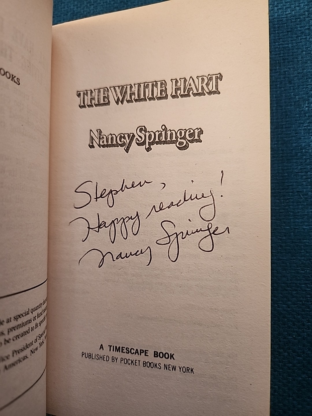 Book Of Isle Series By Nancy Springer 5 Vintage PBs Excellent Shape 1 Signed