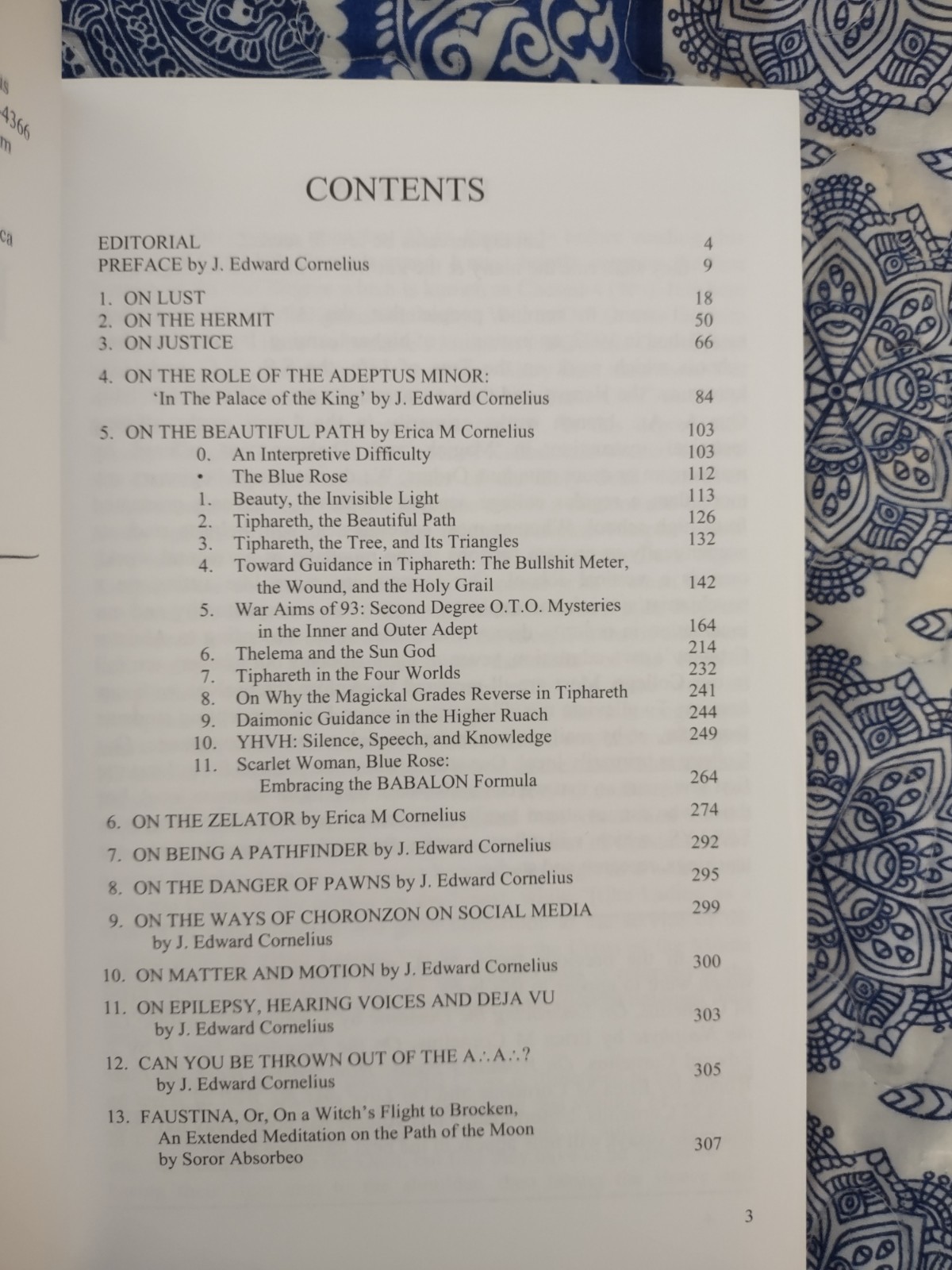 Essays Volume 4 by J. Edward & Erica Cornelius Signed Privately Published 1/200