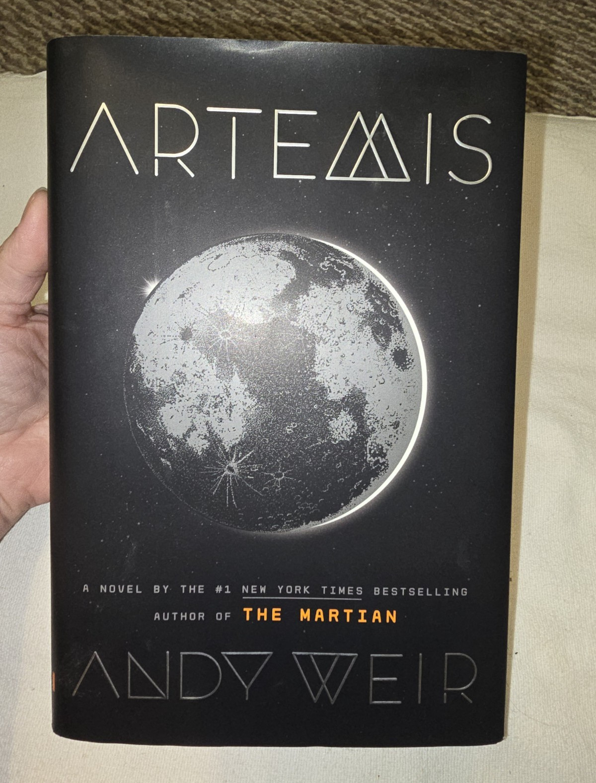 Andy Weir Artemis: A Novel Hardcover 2017 First Edition Crown w/ Dust Jacket