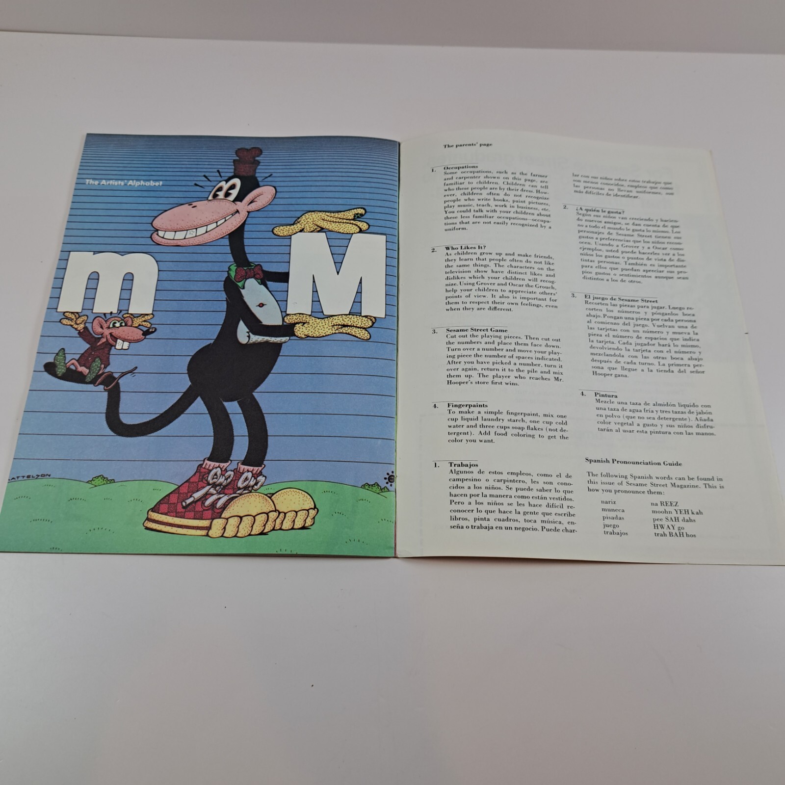 Vintage CTW SESAME STREET Magazine Activities May 1974 Unused