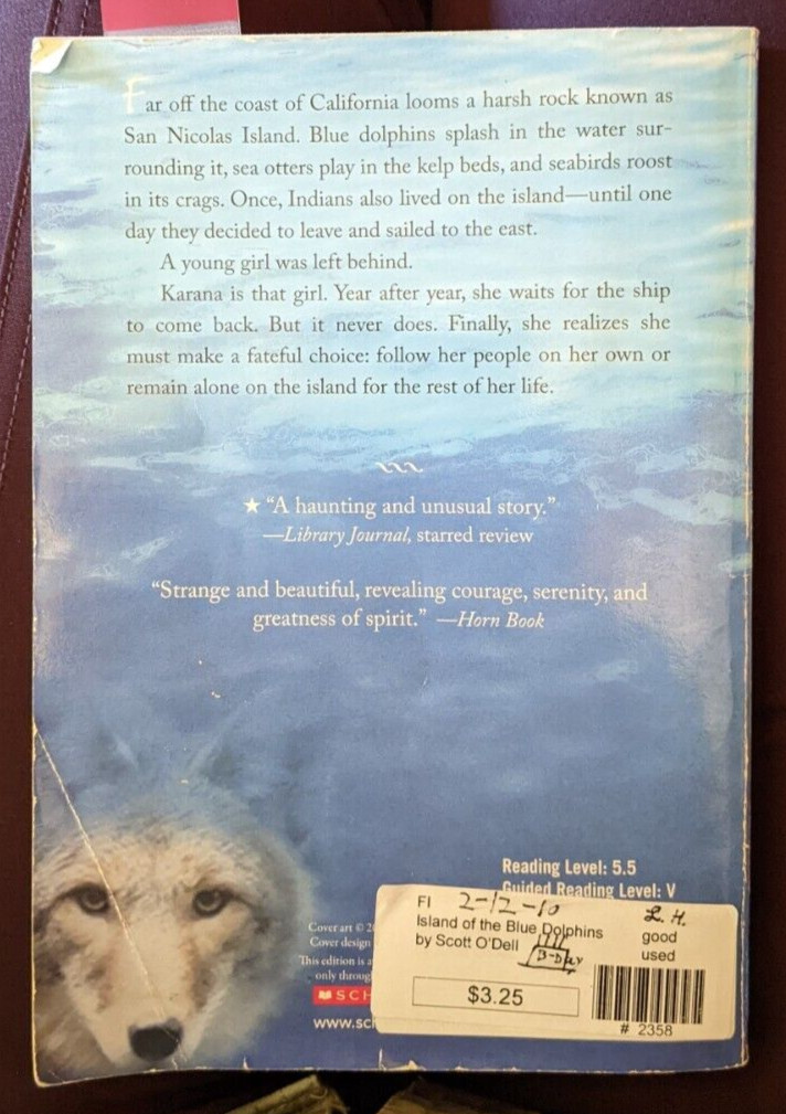 Island of the Blue Dolphins – Paperback By ODell, Scott