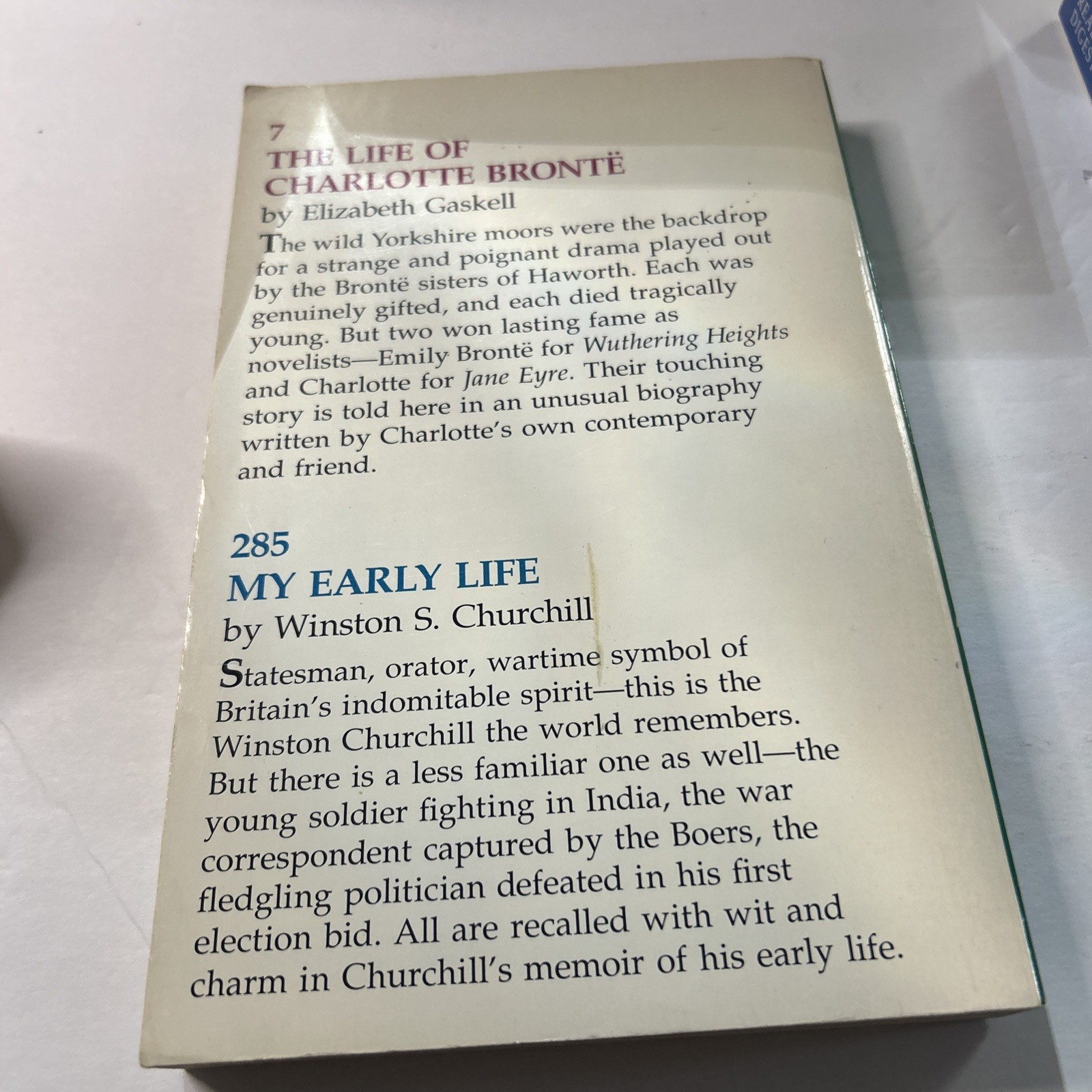 Reader’s Digest “Great Biographies in Large Type” Set of 2 Volumes 1994