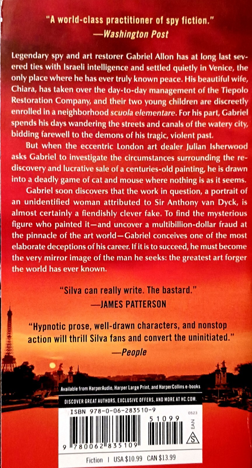 Portrait of an Unknown Woman (Gabriel Allon, 22) Daniel Silva (2023, Paperback)