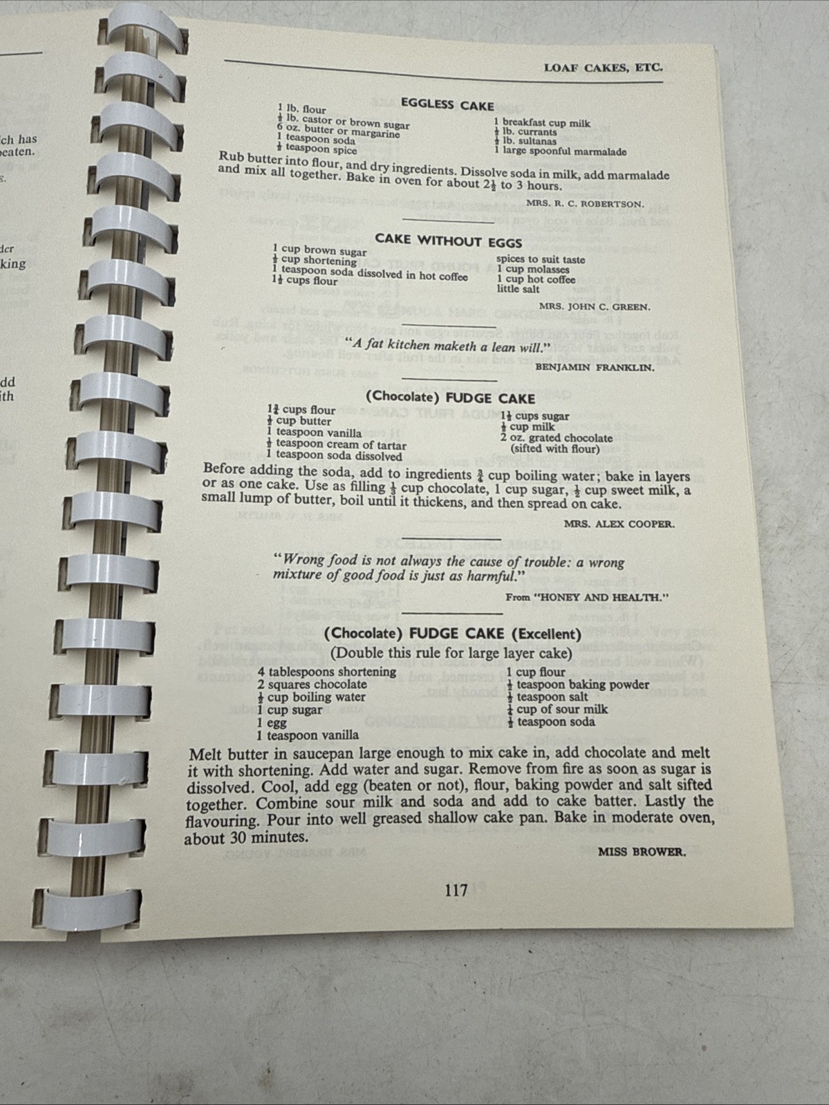 Bermuda’s Best Recipes 1986 13th Edition Spiral Bound 194 Pages 700 Recipes
