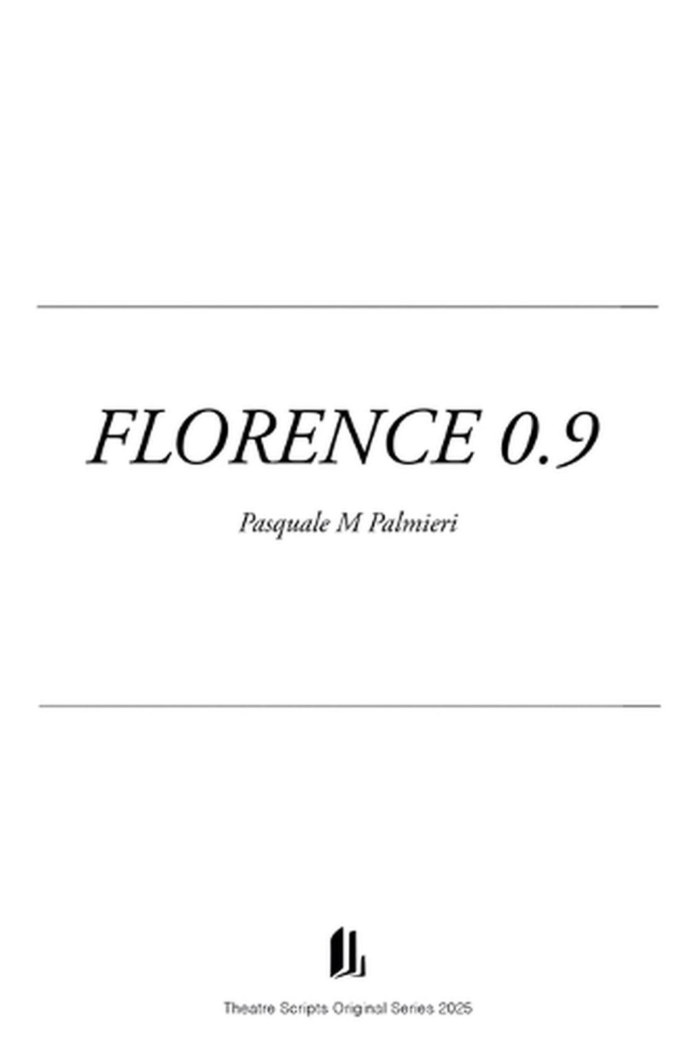Florence 0.9 by Pasquale Palmieri Paperback Book
