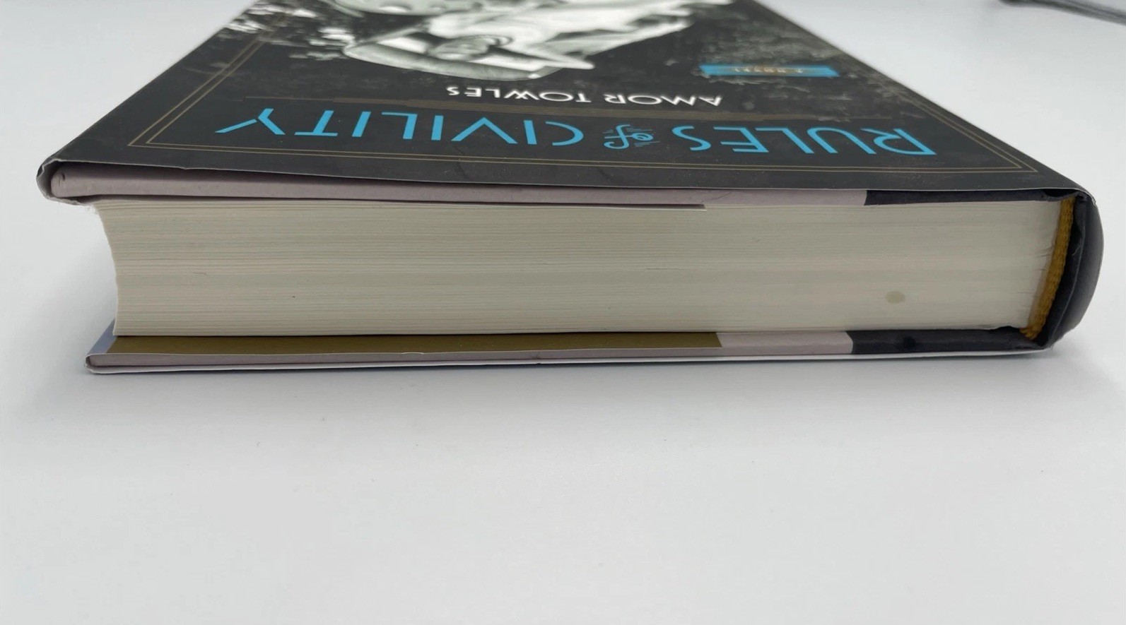 Rules of Civility Amor Towles Signed Hardcover. First Edition 12th Print HCDJ