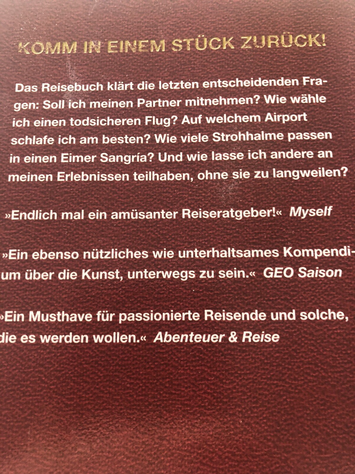 Reisebuch, Von der Kunst, unterwegs zu sein, Buch , Travel , Tipps, Erlebnisse