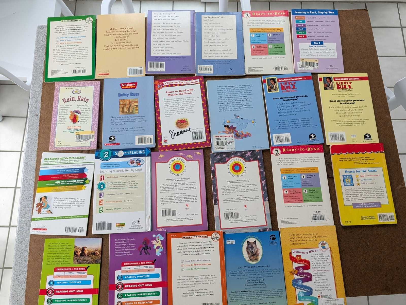 Lot 23 Level 2 Early Readers – Step into Reading, Ready To Read – Various Topics