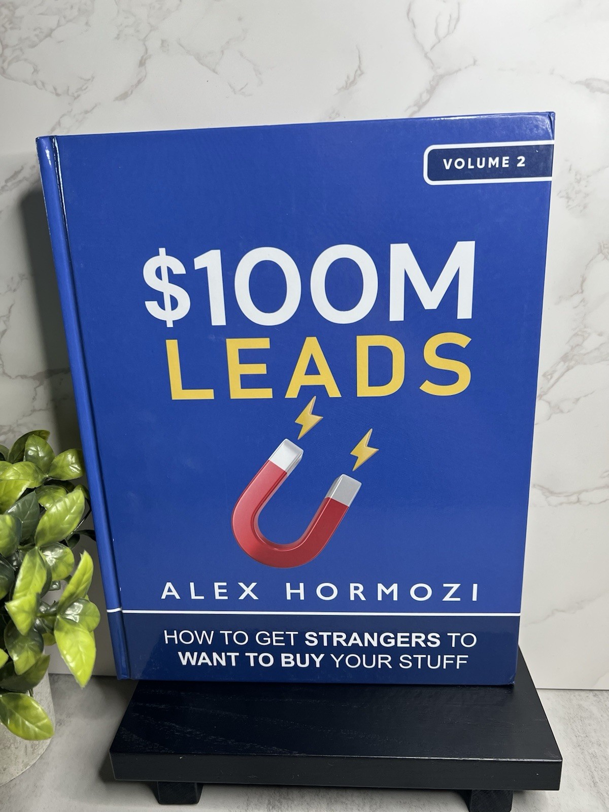 $100M Leads Volume 2 by Alex Hormozi Hardcover Acquisition.com Sales Marketing