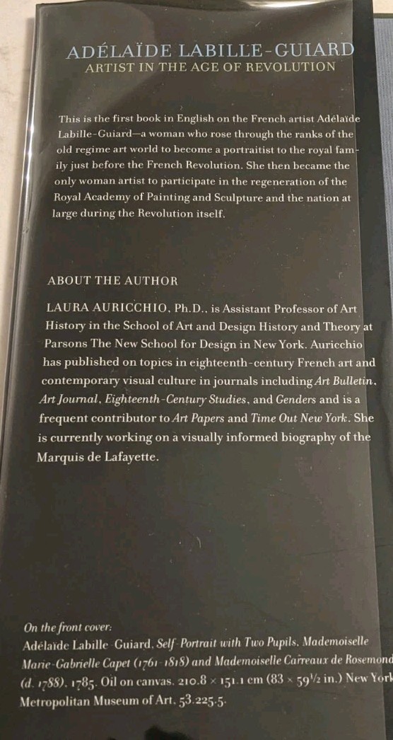 Adlade Labille-Guiard: Artist in the Age of Revolution
