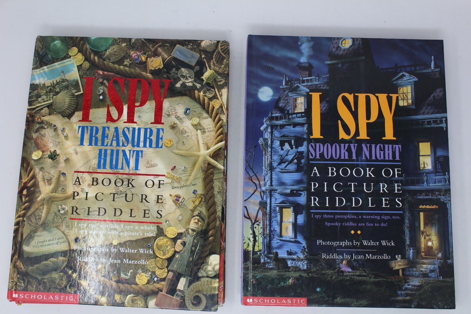 Lot of 5 of I SPY BOOKS A Book of Picture Riddles Hardcover – Random