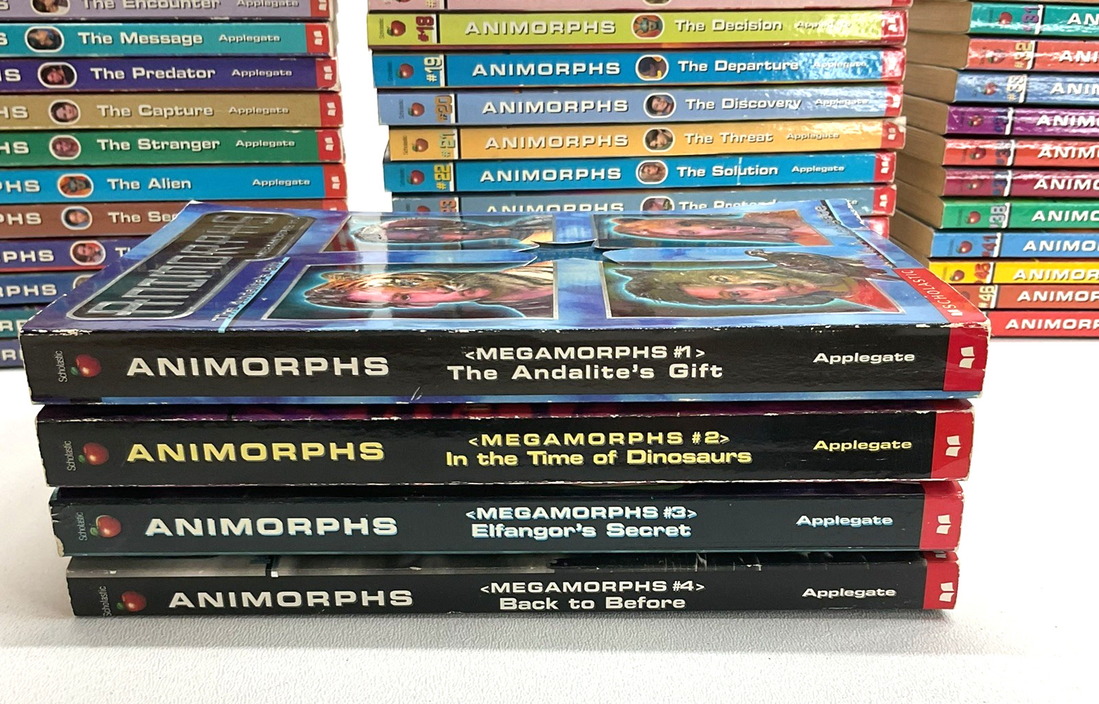 Animorphs Books Lot 42 Vintage Series Set & Megamorphs Applegate 90s Scholastic