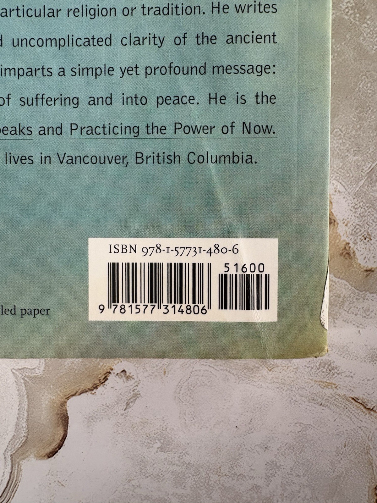 New World Library The Power of Now Eckhart Tolle Spirituality Paperback
