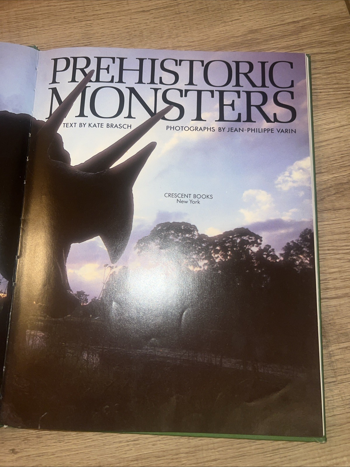 Prehistoric Monsters By KATE BRASCH Hard Cover W/O DJ – VERY GOOD